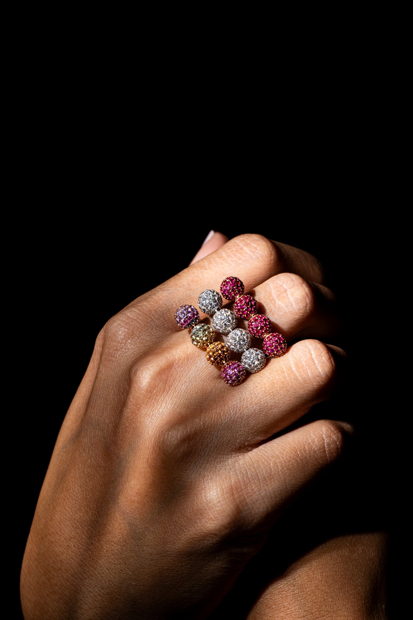 RUBY ABACUS RING